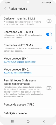Prima Definições de rede.
