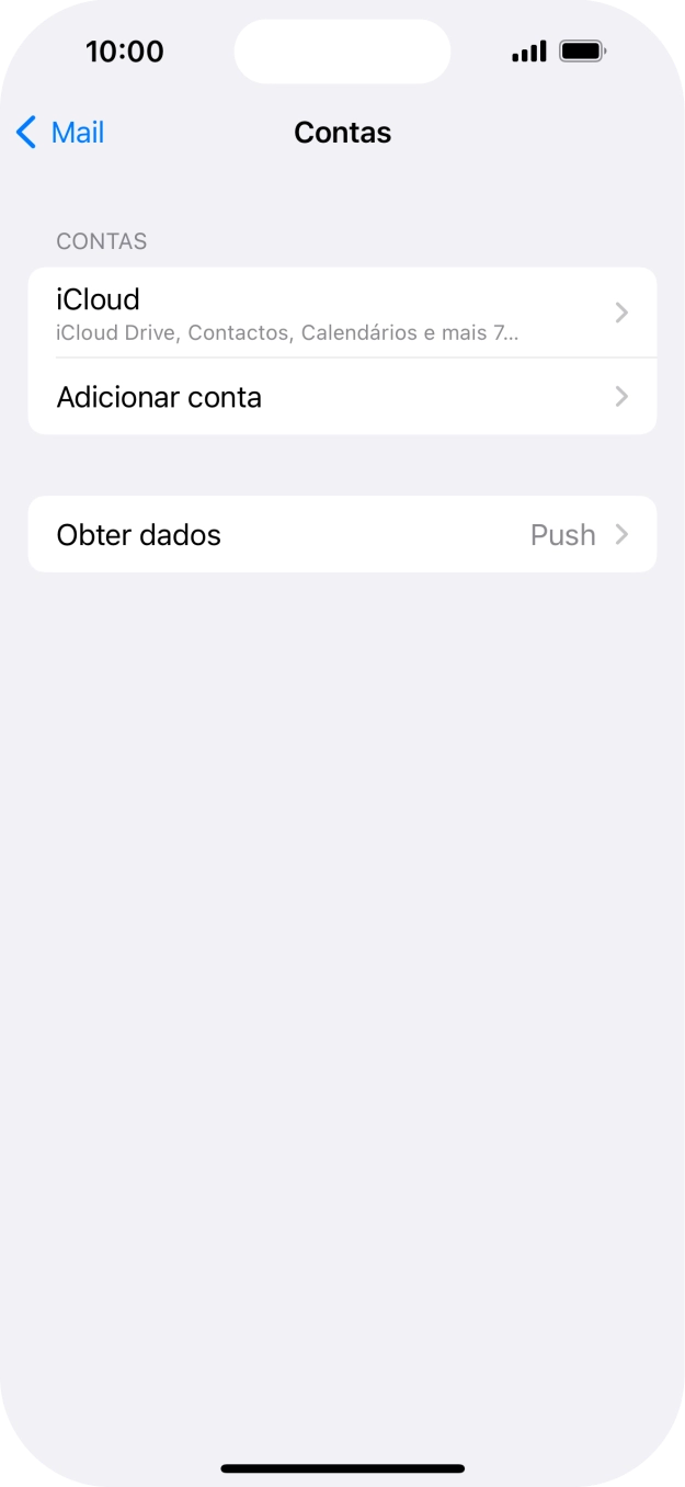 Prima Adicionar conta.