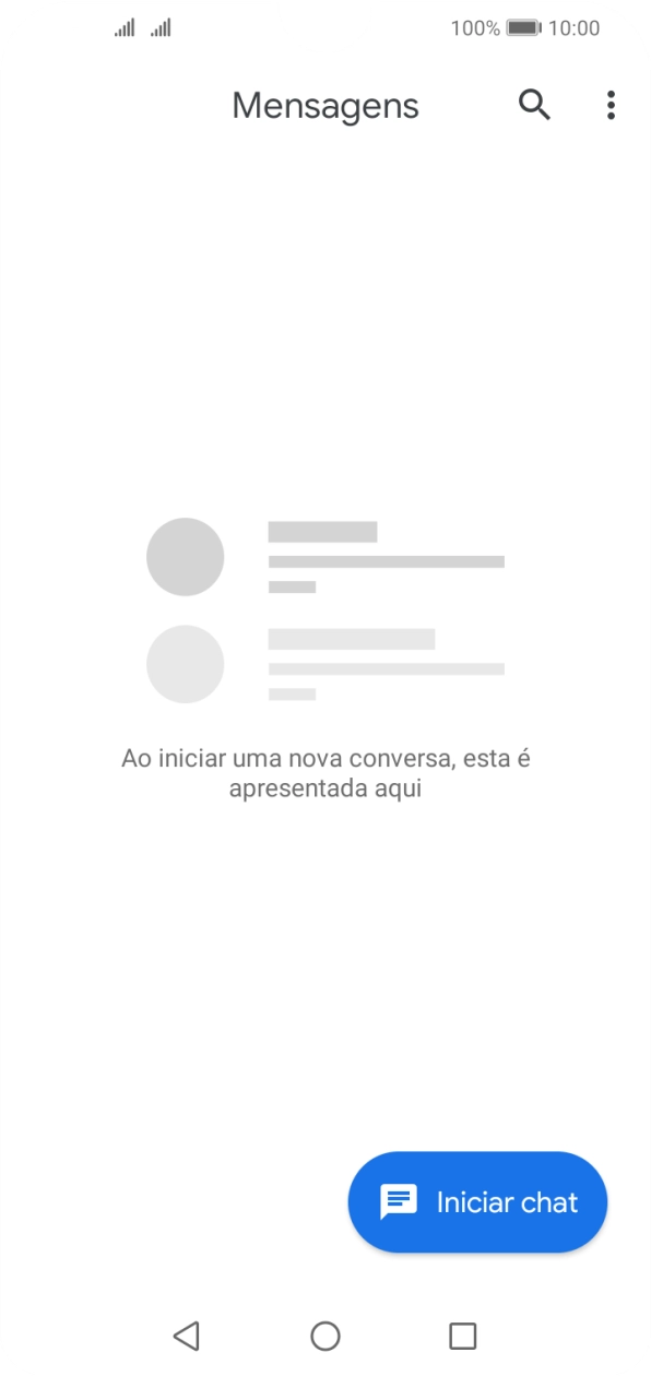 Prima Iniciar chat.
