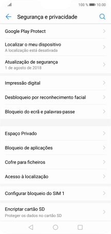 Prima Configurar bloqueio do ‹SIM›.
