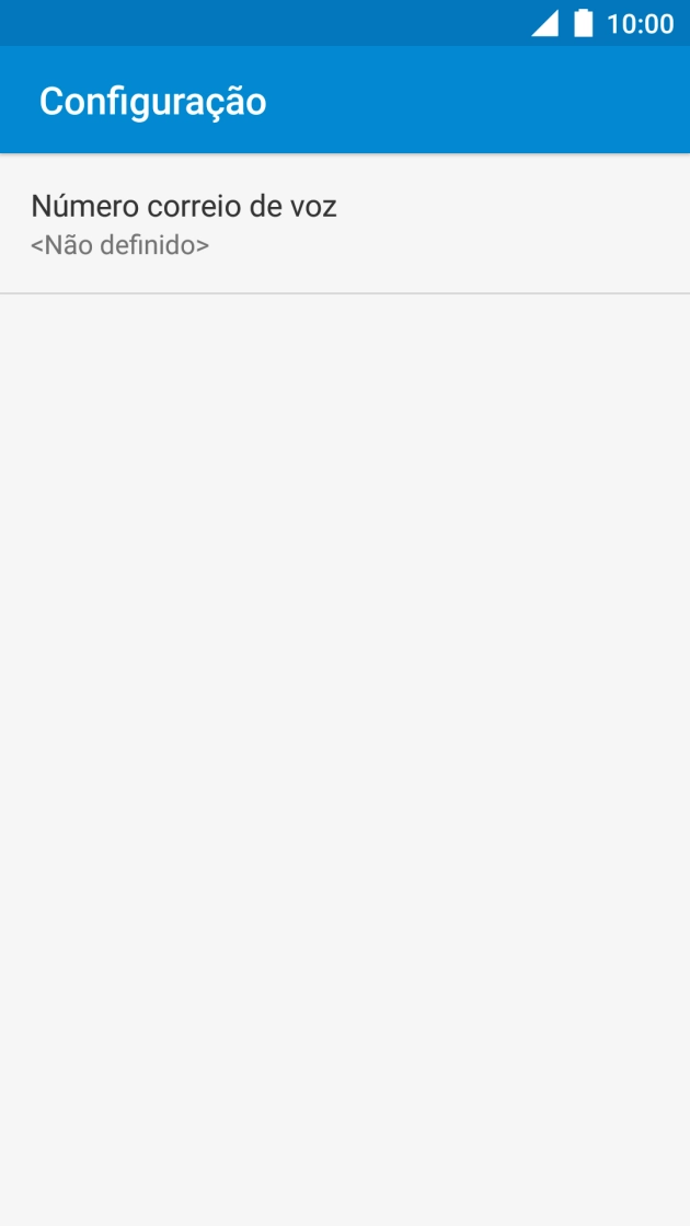 Prima Número correio de voz.