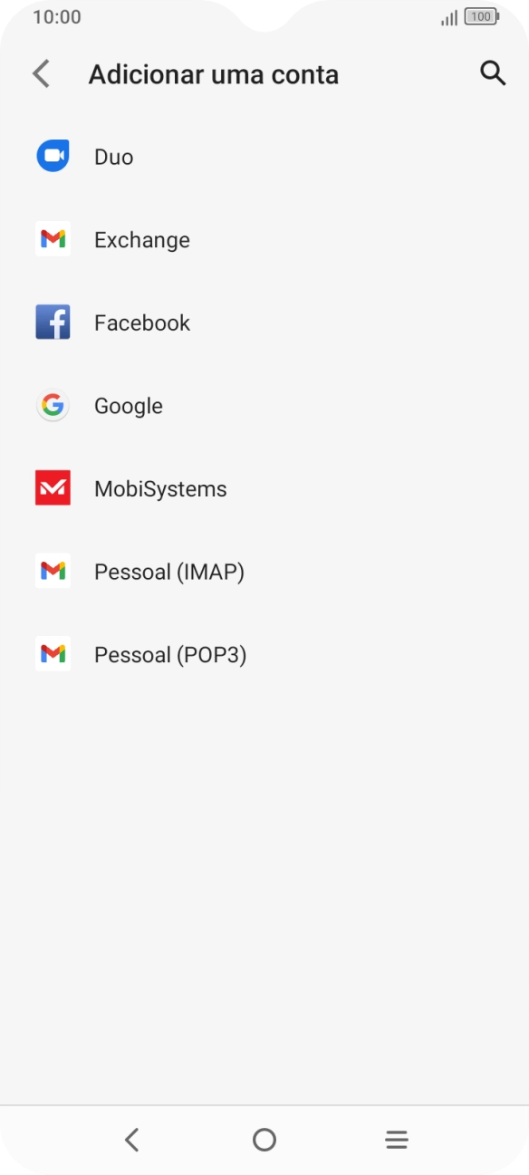 Prima Pessoal (IMAP).