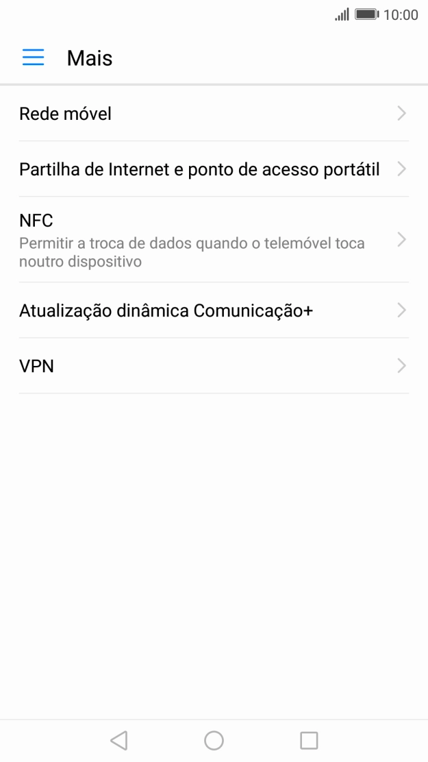 Prima Partilha de Internet e ponto de acesso portátil.