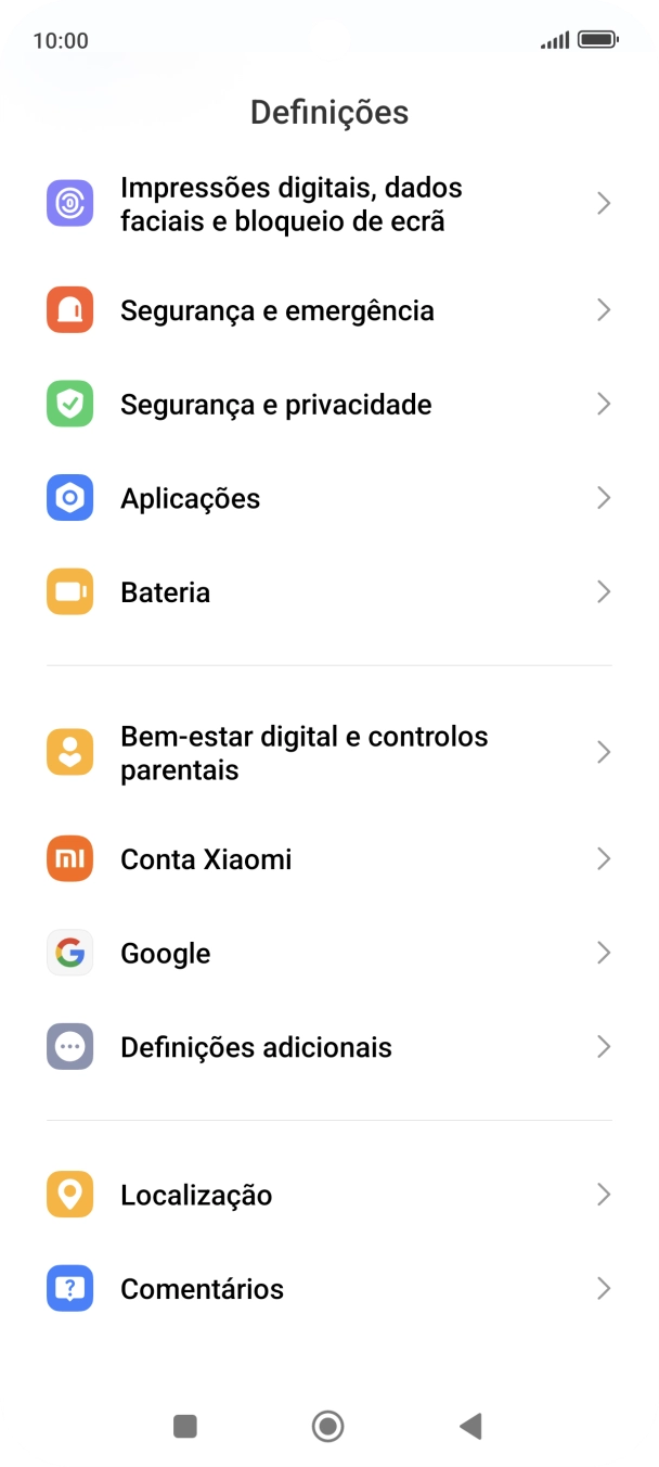 Prima Definições adicionais.