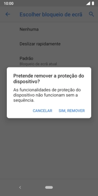 Prima SIM, REMOVER.
