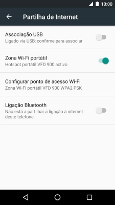 Prima a tecla de início para terminar e voltar ao ecrã inicial.