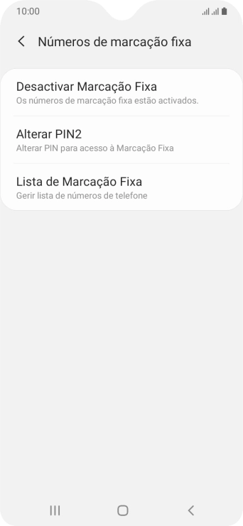Prima Desactivar Marcação Fixa.