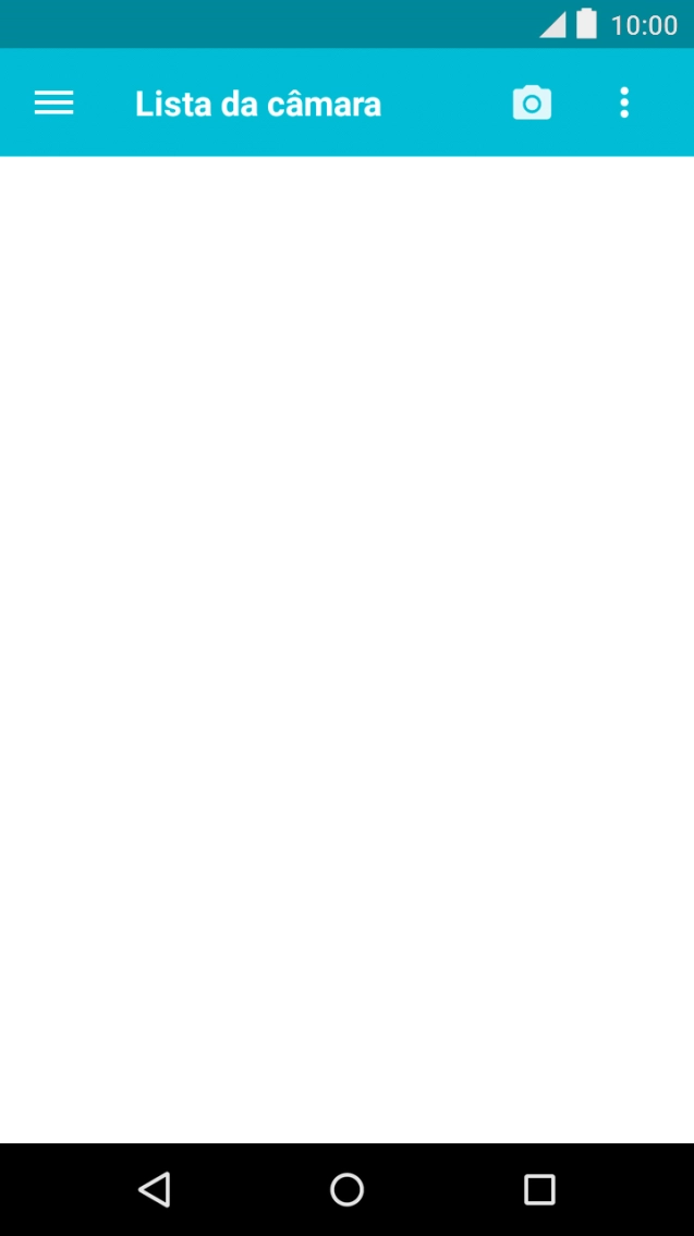 Deslize o dedo sobre o ecrã da esquerda para a direita.