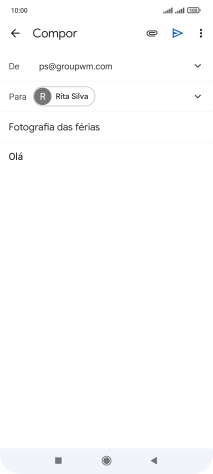 Prima o ícone de anexo.