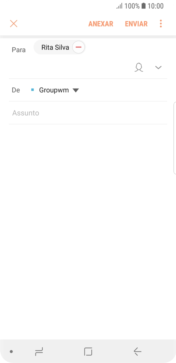 Prima Assunto e introduza o assunto pretendido.