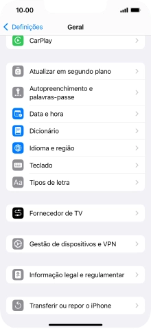 Prima Data e hora.