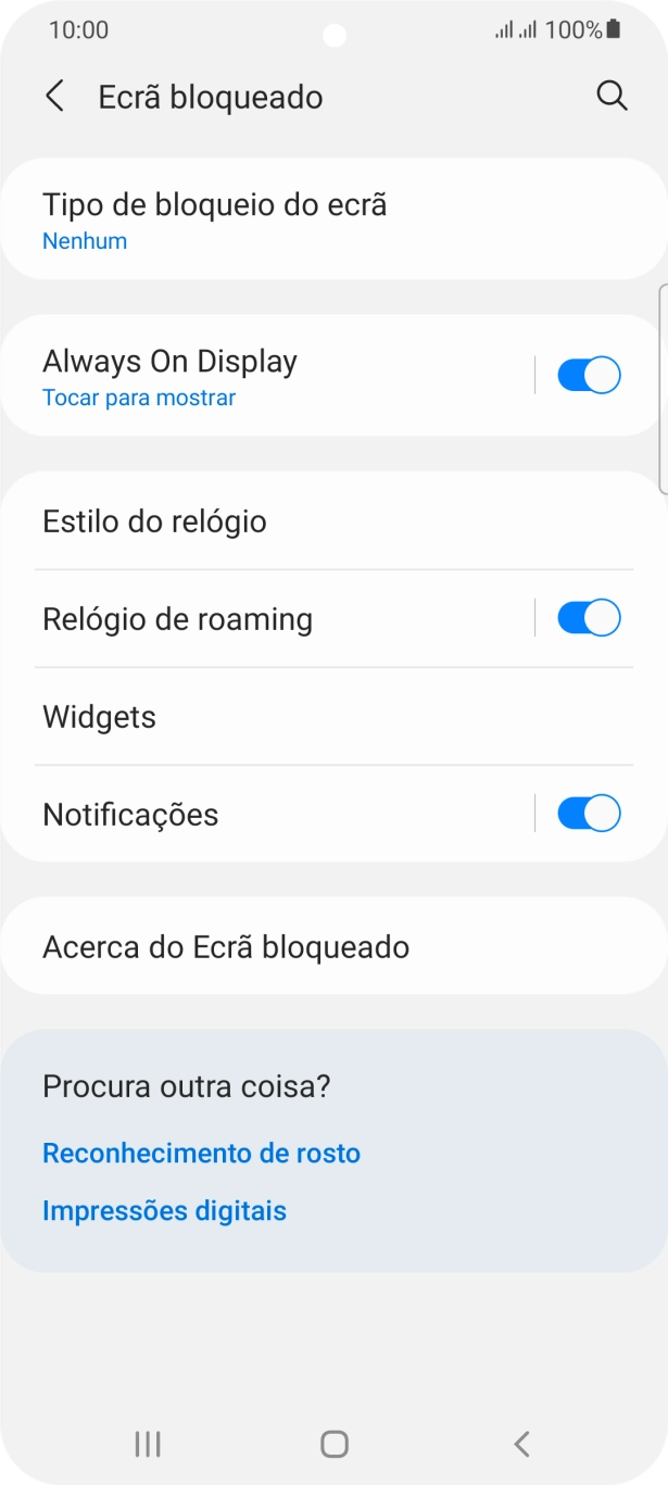 Prima a tecla de início para terminar e voltar ao ecrã inicial.