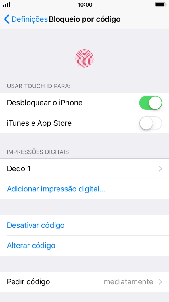 Prima o indicador junto a 