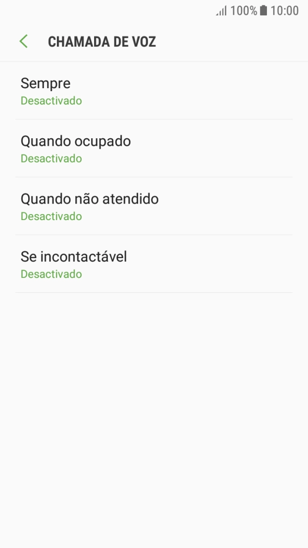 Prima a tecla de início para terminar e voltar ao ecrã inicial.