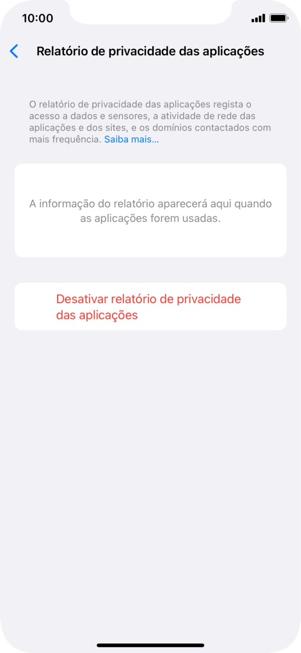 Para voltar ao ecrã inicial, deslize o dedo de baixo para cima a partir da base do ecrã.