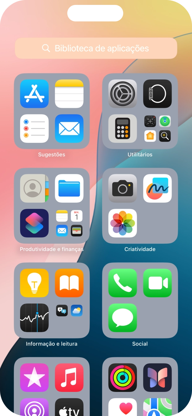 Prima a app pretendida.