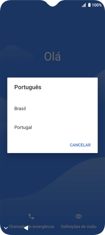 Prima o país pretendido.