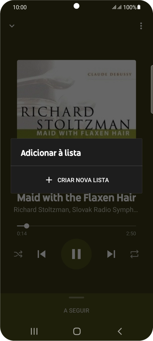 Prima CRIAR NOVA LISTA.