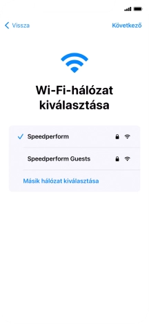 Válaszd a Következő lehetőséget.