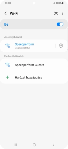 A befejezéshez, és ahhoz, hogy visszatérhess a főképernyőhöz, nyomd meg a főgombot.