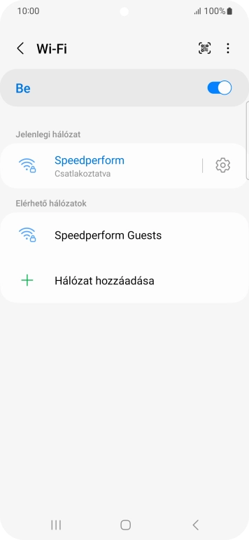A befejezéshez, és ahhoz, hogy visszatérhess a főképernyőhöz, nyomd meg a főgombot.