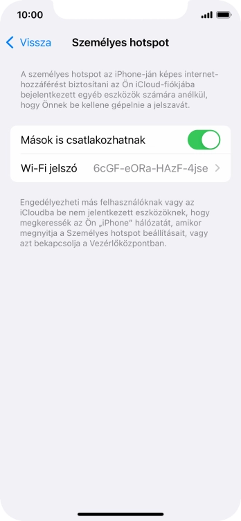 Húzd az ujjad felfelé a kijelző aljáról, hogy visszatérj a kezdőképernyőhöz.