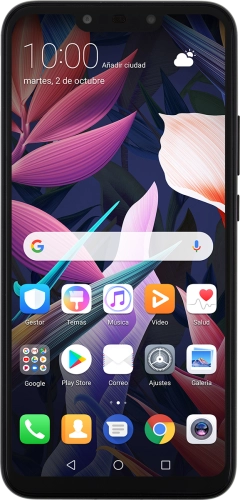 Imagen 1: Vista frontal del Huawei Mate 20 lite - Black