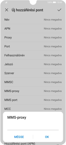 Írd be azt, hogy 80.244.097.002, és válaszd az OK lehetőséget.