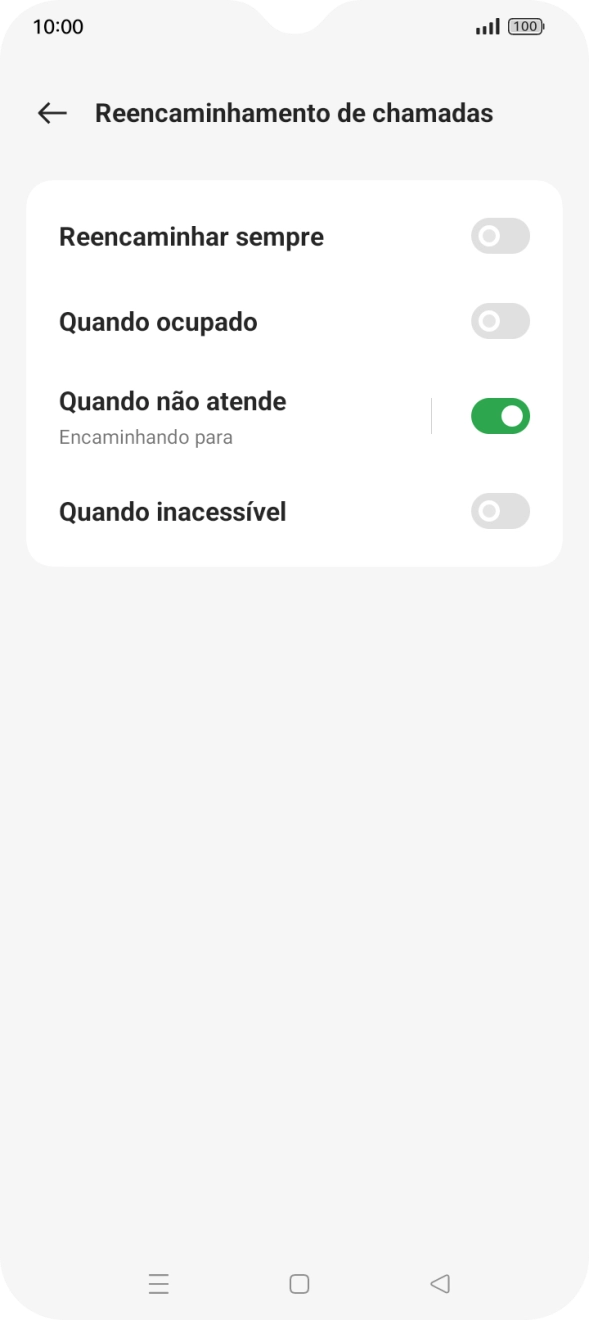 Prima a tecla de início para terminar e voltar ao ecrã inicial.