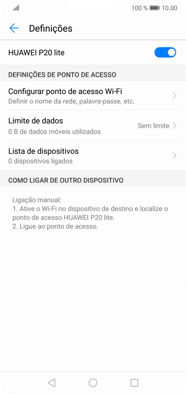 Prima a tecla de início para terminar e voltar ao ecrã inicial.