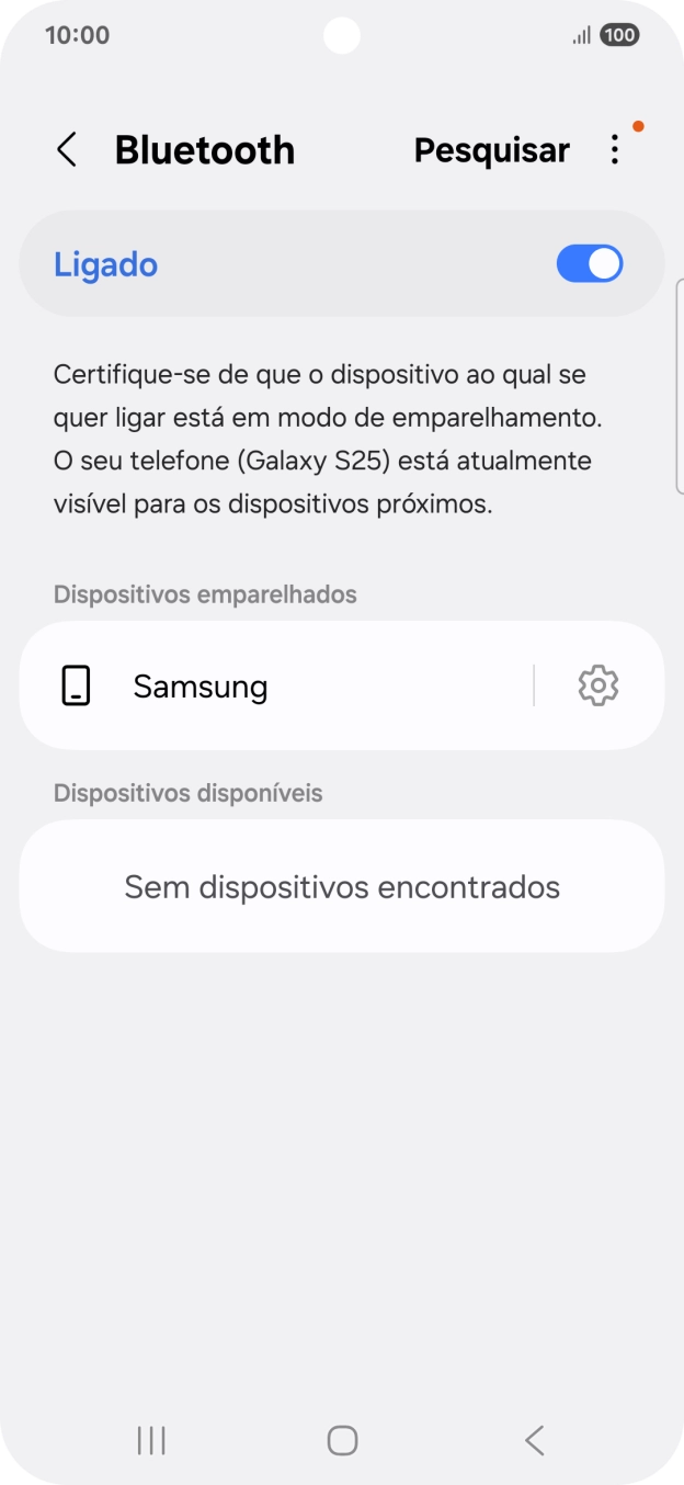 Prima a tecla de início para terminar e voltar ao ecrã inicial.