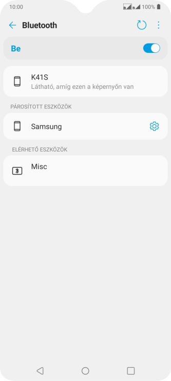 A befejezéshez, és ahhoz, hogy visszatérhess a főképernyőhöz, nyomd meg a főgombot.