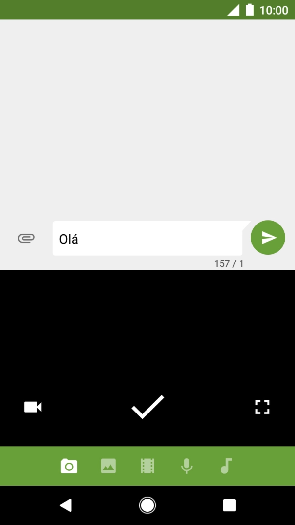 Prima o ícone de imagem.