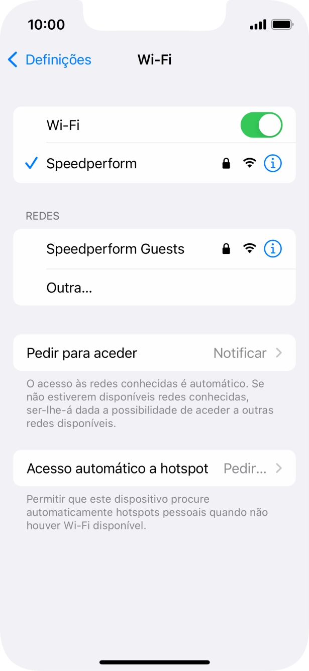 Para voltar ao ecrã inicial, deslize o dedo de baixo para cima a partir da base do ecrã.