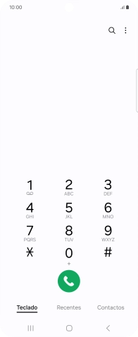 Prima o ícone de menu.