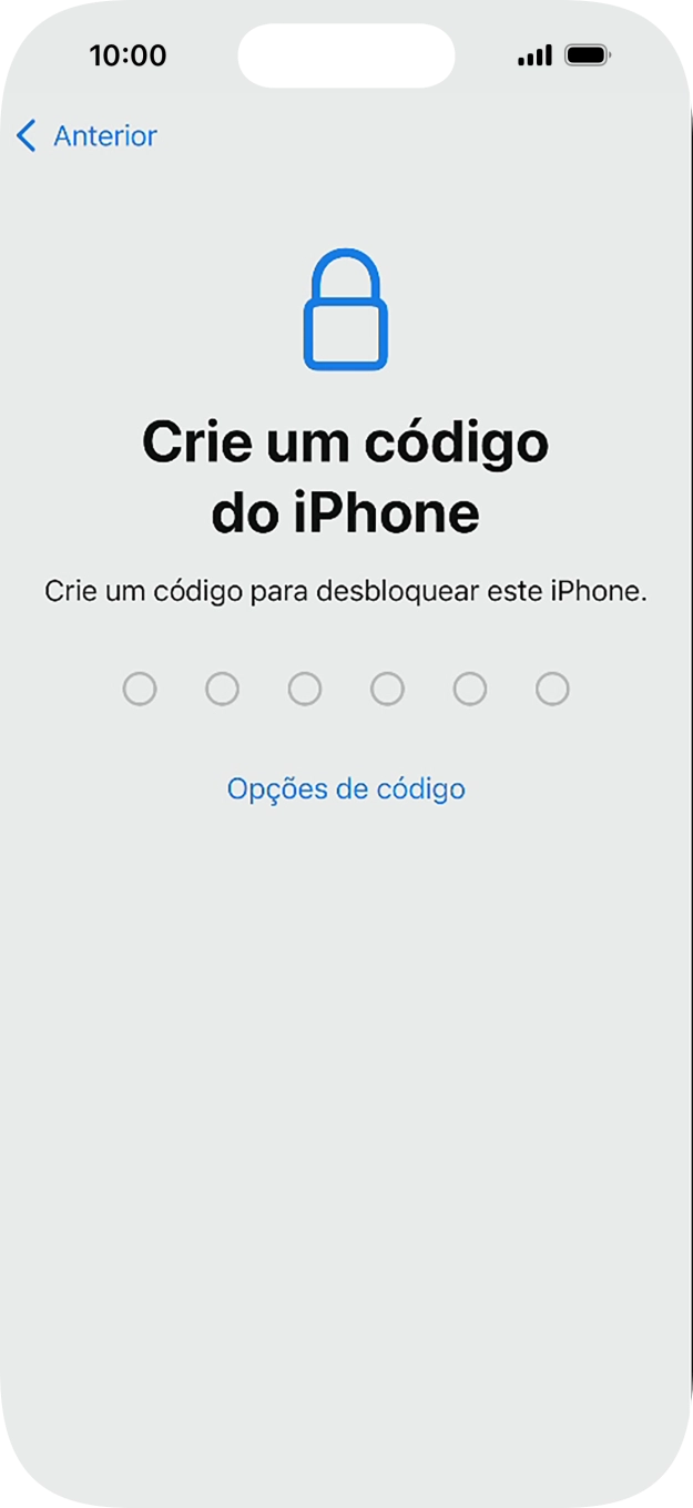 Prima Opções de código.