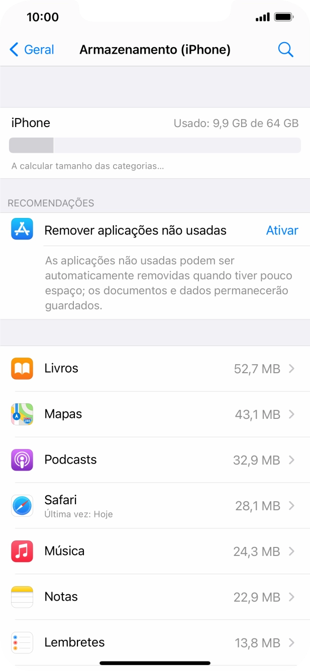 Prima a app pretendida.