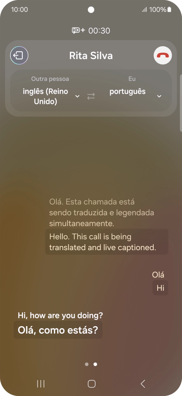 Diga a palavra ou frase pretendida e aguarde a tradução.