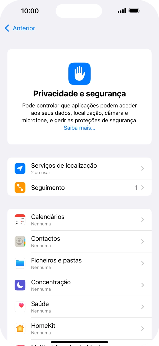 Prima Serviços de localização.
