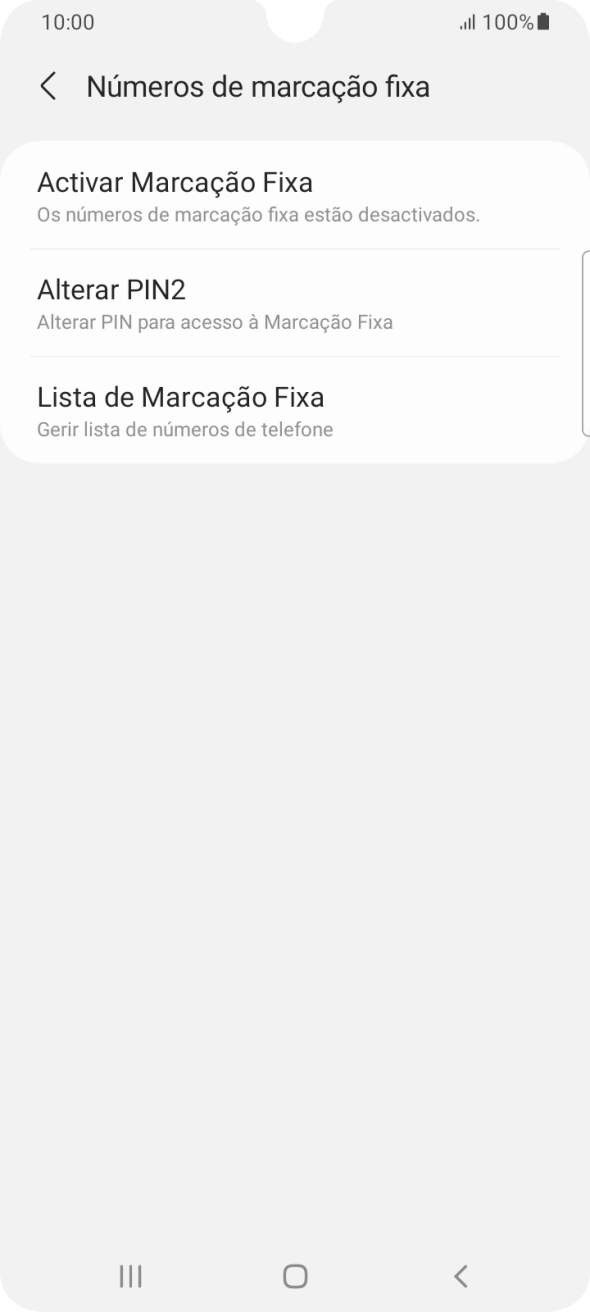 Prima Activar Marcação Fixa.