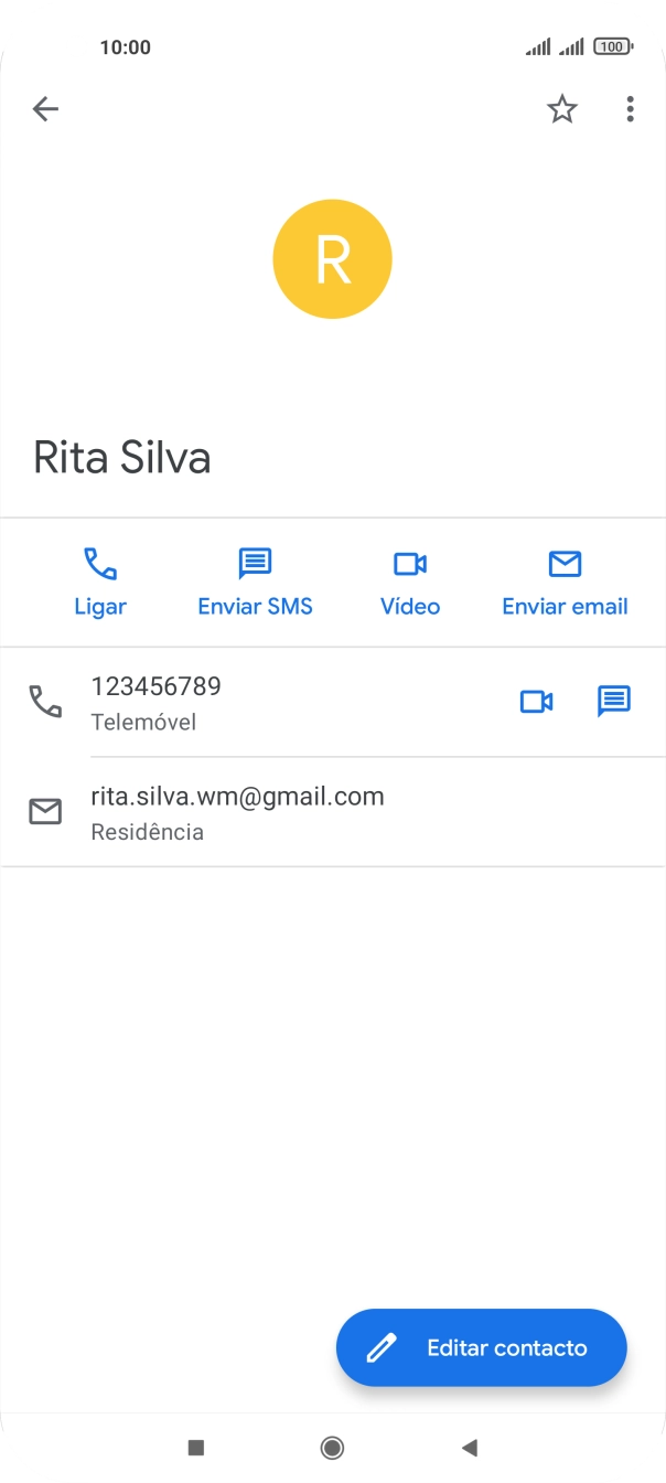 Prima o número pretendido.