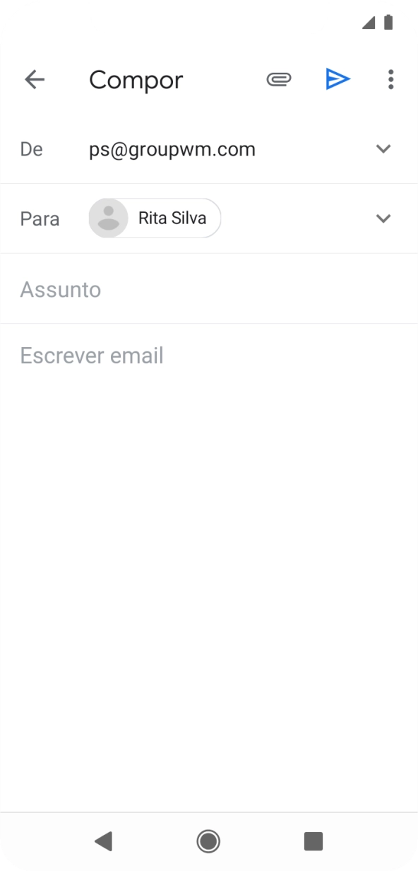 Prima Assunto e introduza o assunto pretendido.