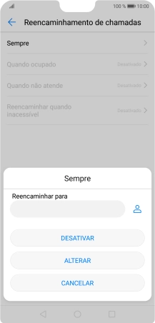 Prima DESATIVAR.