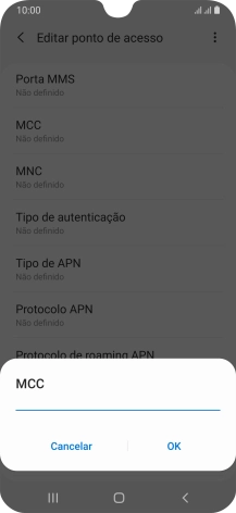 Introduza 268 e prima OK.