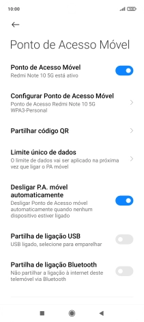 Prima a tecla de início para terminar e voltar ao ecrã inicial.