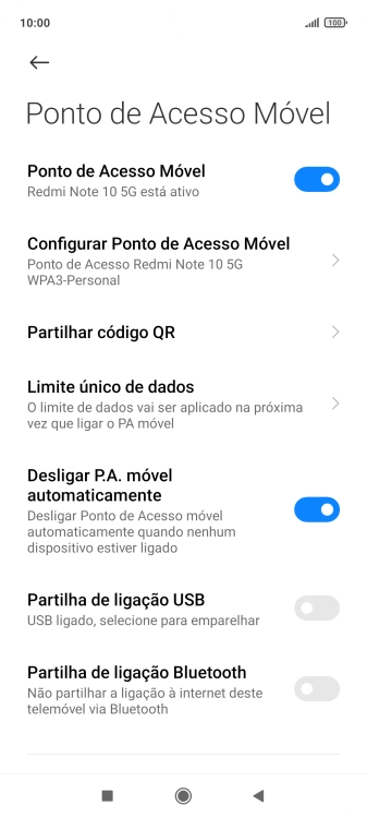 Prima a tecla de início para terminar e voltar ao ecrã inicial.