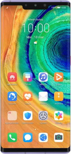 Imagen 1: Vista frontal del Huawei Mate 30 Pro - Silver