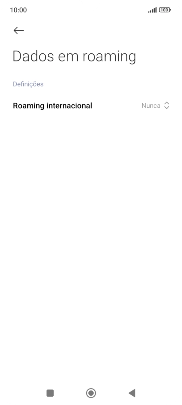 Prima a lista suspensa junto a 