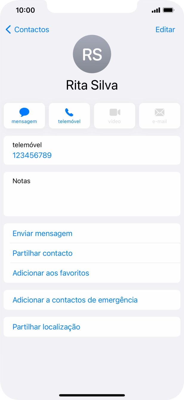Para voltar ao ecrã inicial, deslize o dedo de baixo para cima a partir da base do ecrã.