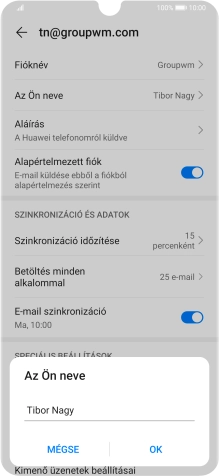 Válaszd az OK lehetőséget.